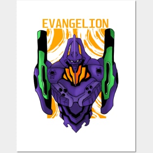 eva 01 Posters and Art